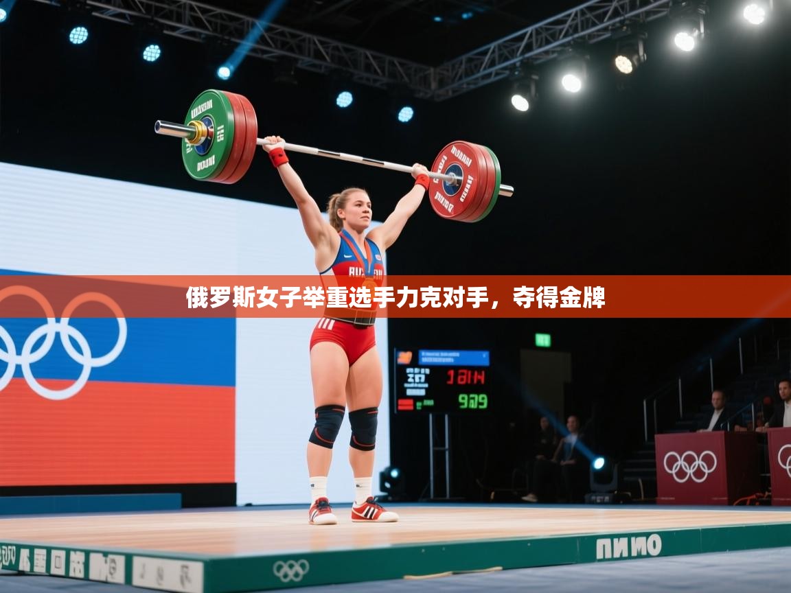 俄罗斯女子举重选手力克对手，夺得金牌