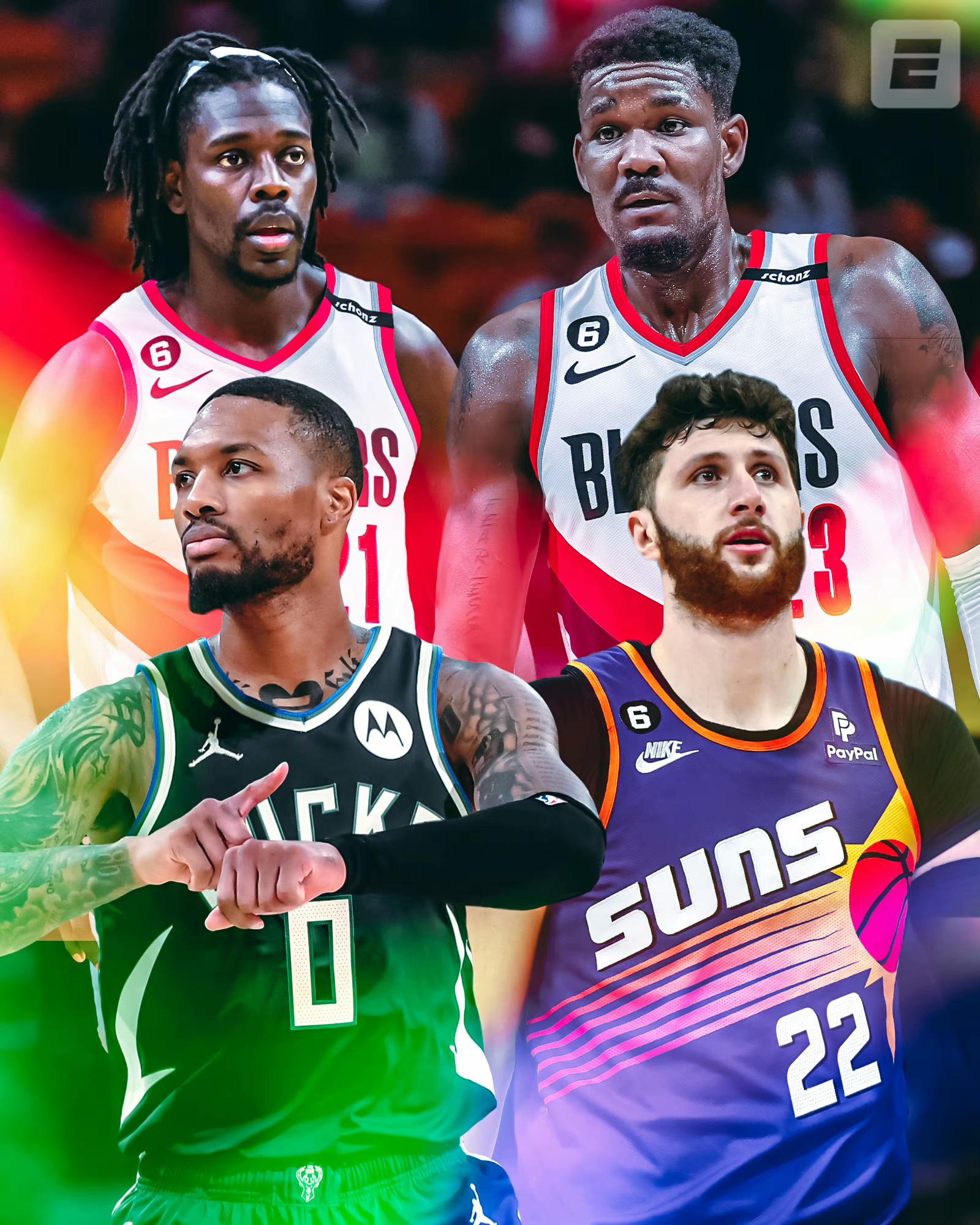 包含开拓者主场惨败，利拉德表现失常遭批评的词条